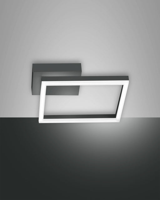 Fabas Luce Bard, Wandleuchte, LED,  1x22W , Metall- und Methacrylat, Anthrazit 1