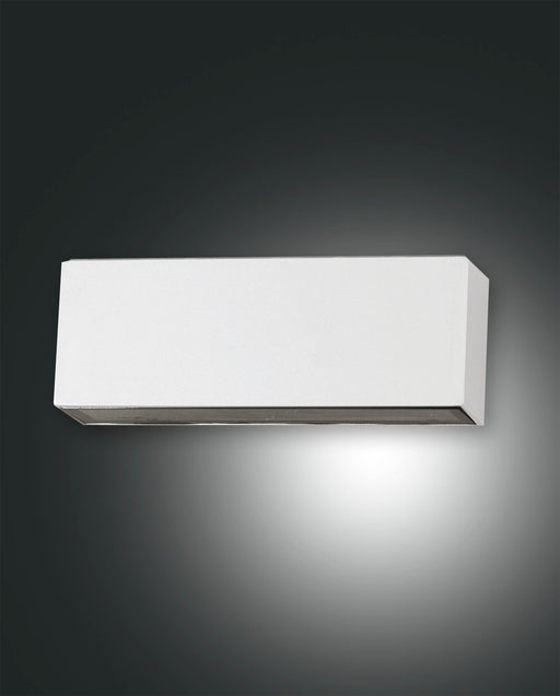 Fabas Luce Trigg, Wandleuchte, LED, 2x7W, Aluminium, Weiß 1