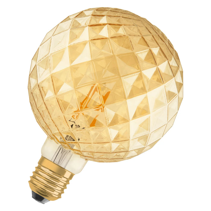 Osram Vintage 1906® Globe Led Lampe (Ex 40w) 4,5w / 2500k Warmweiss E27 Gold Optik
