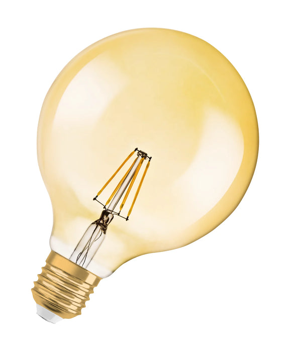 Osram Vintage 1906® Globe Led Lampe (Ex 35w) 4w / 2400k Warmweiss E27 Gold Optik