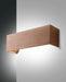 Fabas Luce Badia, Wandleuchte, LED,  2x8W , Metall und Holz, Eichenholz 1