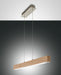 Fabas Luce Badia, Pendelleuchte, LED, 1x43W , Metall und Holz, Eichenholz 1
