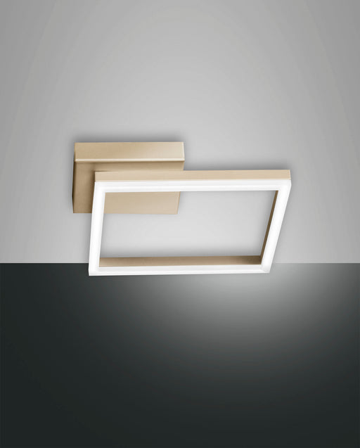 Fabas Luce Bard, Wandleuchte, LED,  1x22W , Metall- und Methacrylat, Gold edelmatt 1