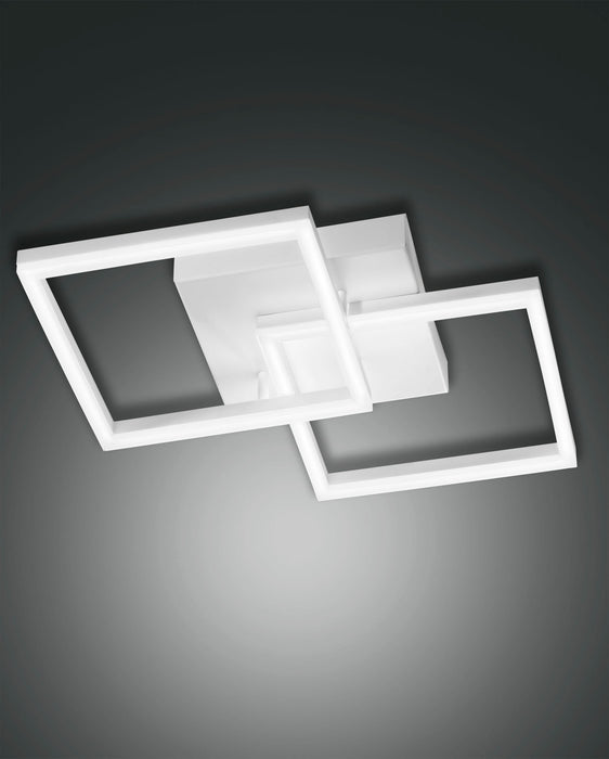 Fabas Luce Bard, Wandleuchte, LED,  1x39W , Metall- und Methacrylat, Weiss 1