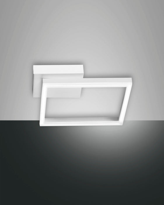 Fabas Luce Bard, Wandleuchte 4000K, LED, 1x22W, Metall- und Methacrylat, weiß 1