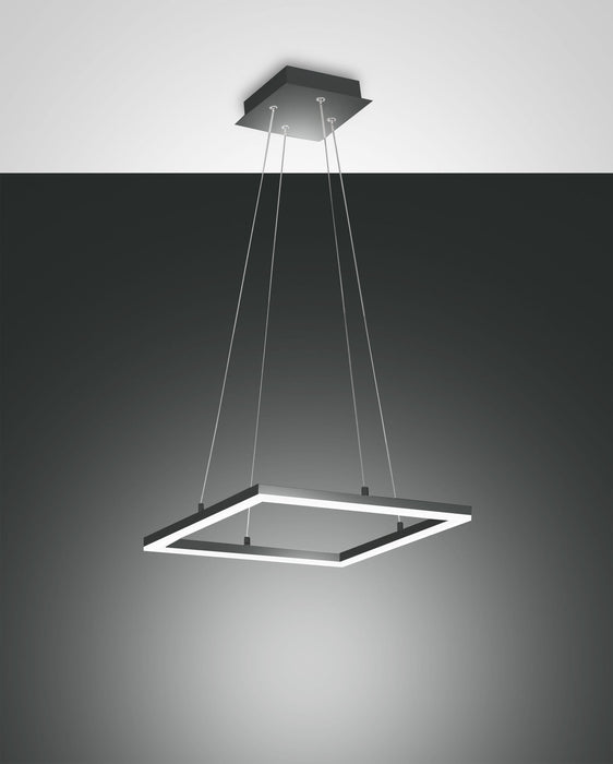 Fabas Luce Bard, Pendelleuchte, LED,  1x39W , Metall- und Methacrylat, Anthrazit 1