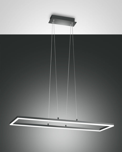Fabas Luce Bard, Pendelleuchte, LED, 1x52W, Metall- und Methacrylat, Anthrazit 1