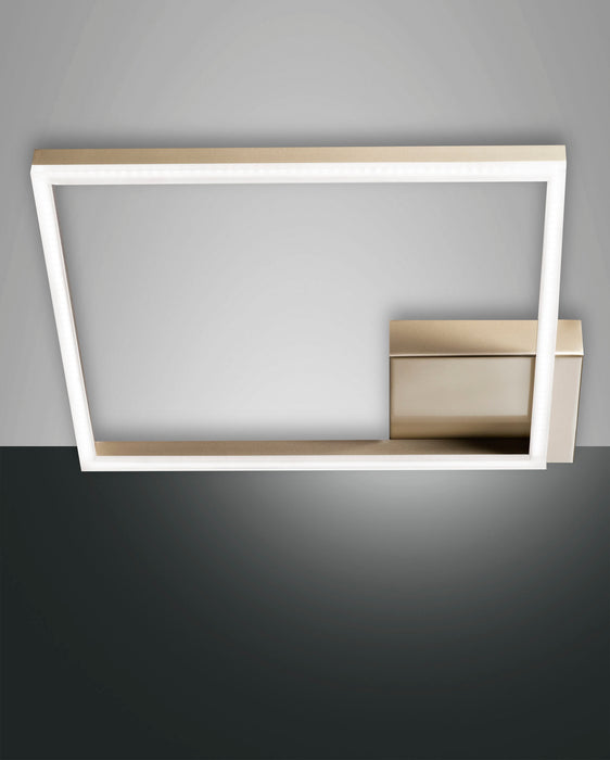 Fabas Luce Bard, Deckenleuchte, LED,  1x39W , Metall- und Methacrylat, Gold edelmatt 1