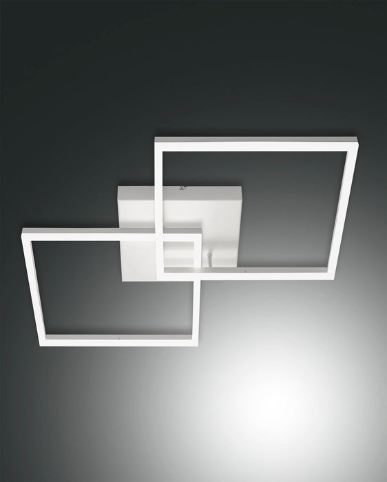 Fabas Luce Bard, Deckenleuchte 4000K, LED, 1x52W, Metall- und Methacrylat, weiß 1