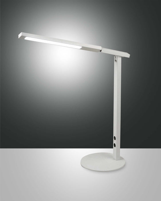 Fabas Luce Ideal, Tischleuchte, LED, 1x10W, Aluminium, Weiss 1