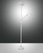 Fabas Luce Regina, Stehleuchte, LED, 36W+12W, Metall- und Methacrylat, Weiss 1