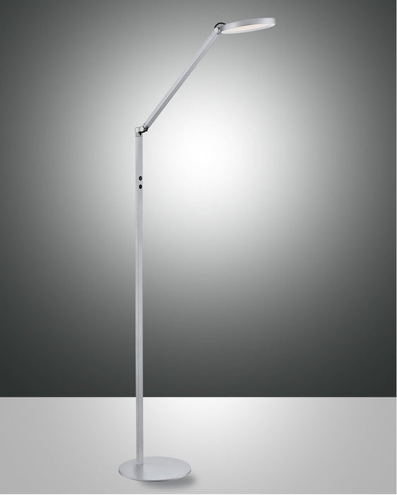 Fabas Luce Regina Steh/Leseleuchte, LED, 1x10W, Metall- und Methacrylat, Aluminium 1