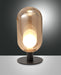 Gubbio, Tischleuchte, G9 LED, 1x3W, Metall und Borsilicatglas, Amber 1