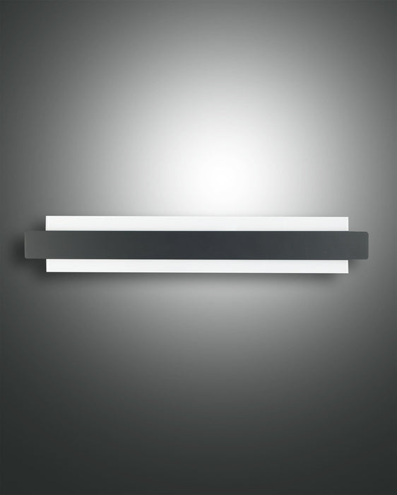 Regolo, Wandleuchte, LED, 1x21W, Metall und Glas, Schwarz 1