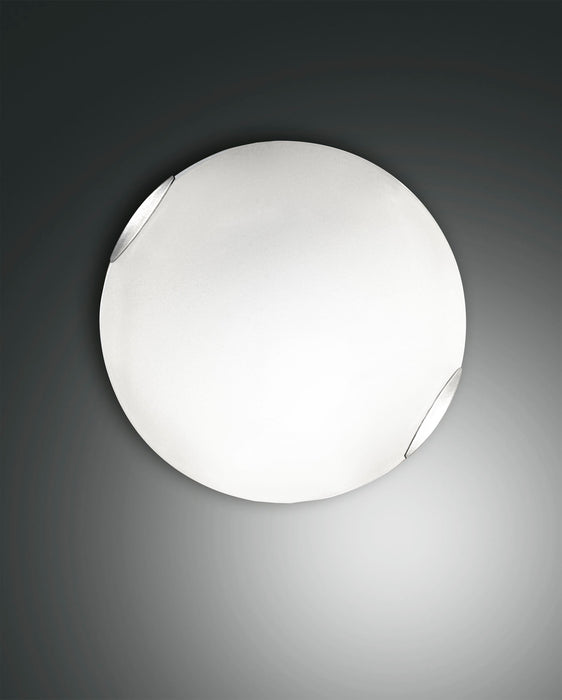 Fabas Luce Fox LED, Deckenleuchte, LED, 1x24W, Metall und Glas, Weiss 1