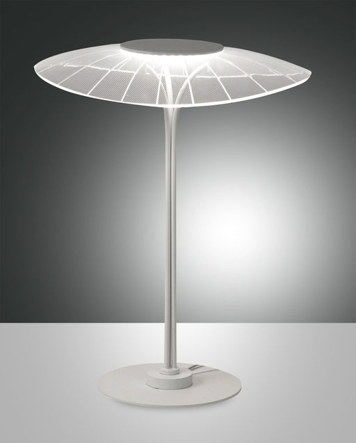 Fabas Luce Vela, Tischleuchte, LED, 1x12W, Metall- und Methacrylat, weiß 1