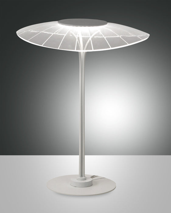 Fabas Luce Vela, Tischleuchte, LED, 1x12W, Metall- und Methacrylat, weiß 1