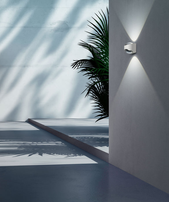 Fabas Luce Remy, Wandleuchte, LED, 1x 12W, Aluminium und Kristallglas, Weiss 2