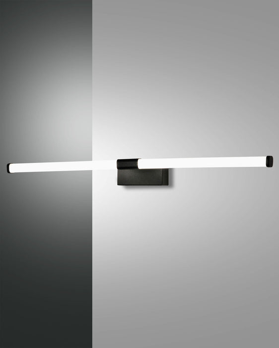 Fabas Luce Ago, Spiegelleuchte, LED, 1x14W, Metall- und Methacrylat, Schwarz 1
