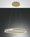 Fabas Luce Palau, Pendelleuchte, LED, 1x60W, Metall- und Methacrylat, Gold edelmatt 1