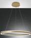 Fabas Luce Palau, Pendelleuchte, LED, 1x64W, Metall- und Methacrylat, Gold edelmatt 1