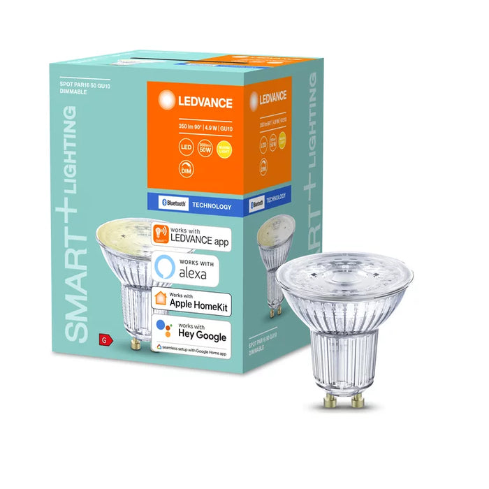 Ledvance Bluetooth Smart+ Led Lampe Spot Dimmbar (Ex 40w) 5w / 2700k Warmweiß Gu10 2