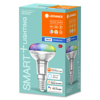Ledvance Bluetooth Smart+ Spot Lampe Concentra Rgbw Multicolor R50 (Ex 40w) 3w E14 4