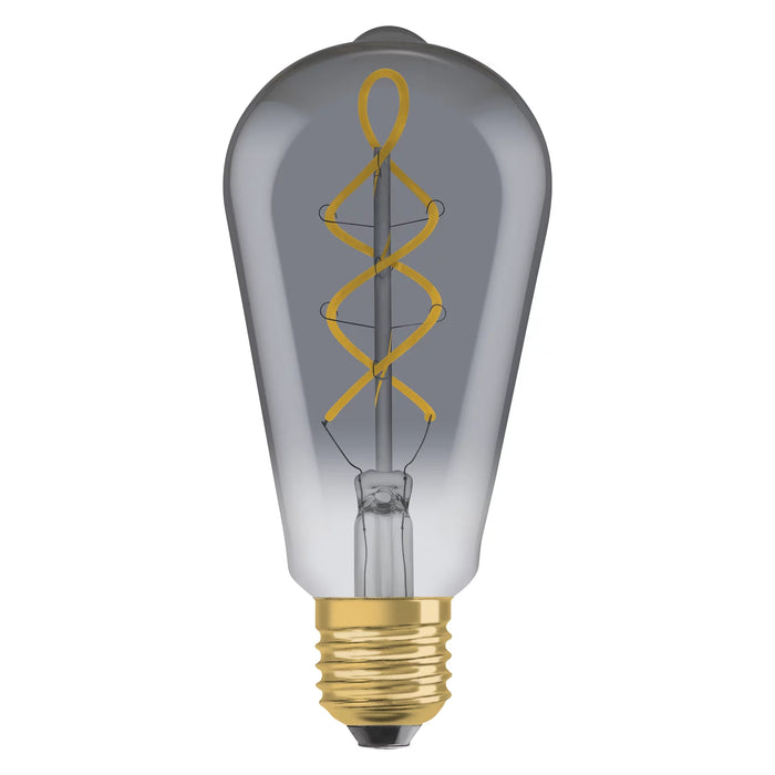 Osram Vintage 1906® Ledison Led Lampe (Ex 15w) 5w / 1800k Warmweiss E27 Rauchglas Optik