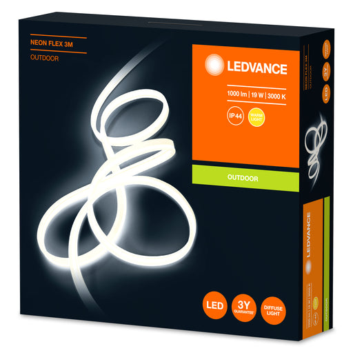 Ledvance Neon Flex Outdoor Led Lichtband 19w/3000k Warmweiß 3m 1