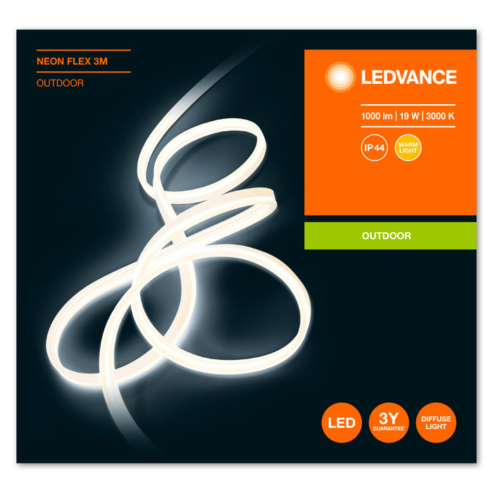 Ledvance Neon Flex Outdoor Led Lichtband 19w/3000k Warmweiß 3m B