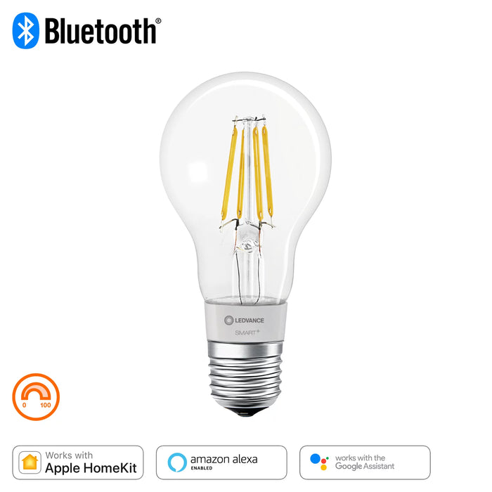 Ledvance Bluetooth Smart+ Filament Classic Led Lampe Dimmbar (Ex 60w) 6w / 2700k E276