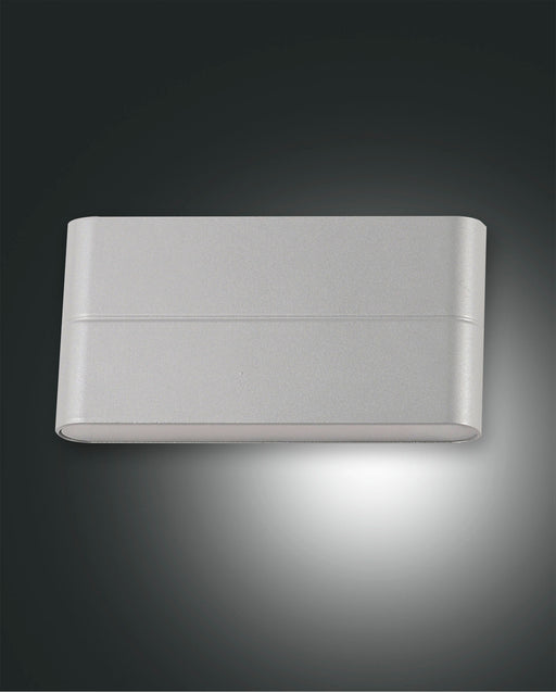 Fabas Luce Casper, Wandleuchte, LED, 2x7W, Aluminium, Silber 1