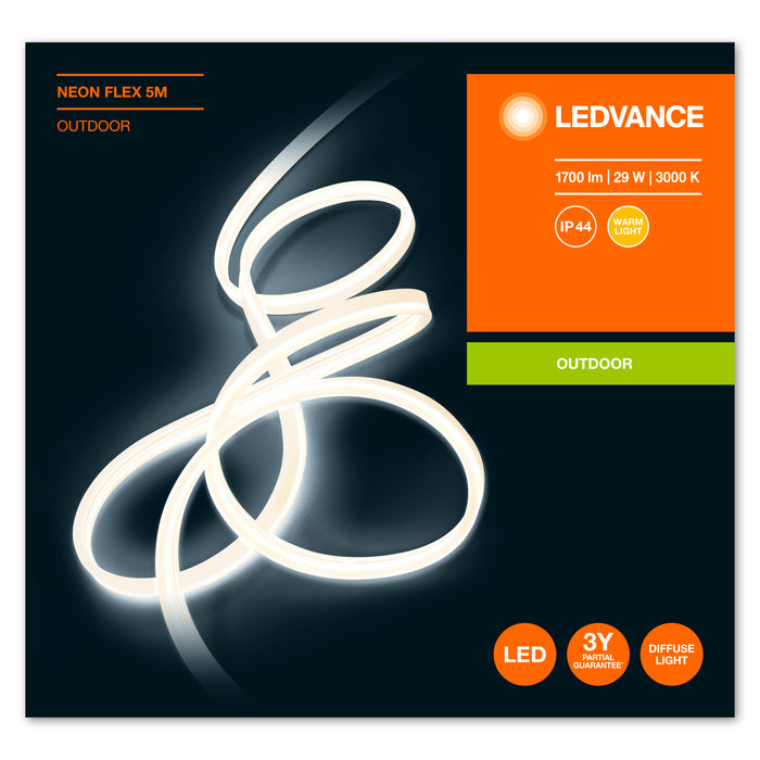 Ledvance Neon Flex Outdoor Led Lichtband 29w / 3000k Warmweiß 5m E