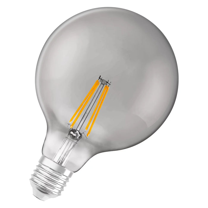 LEDVANCE Bluetooth SMART+ Globe LED Filament Lampe Dimmbar (Ex 48W) 6W / 2700K Warmweiß E27 1