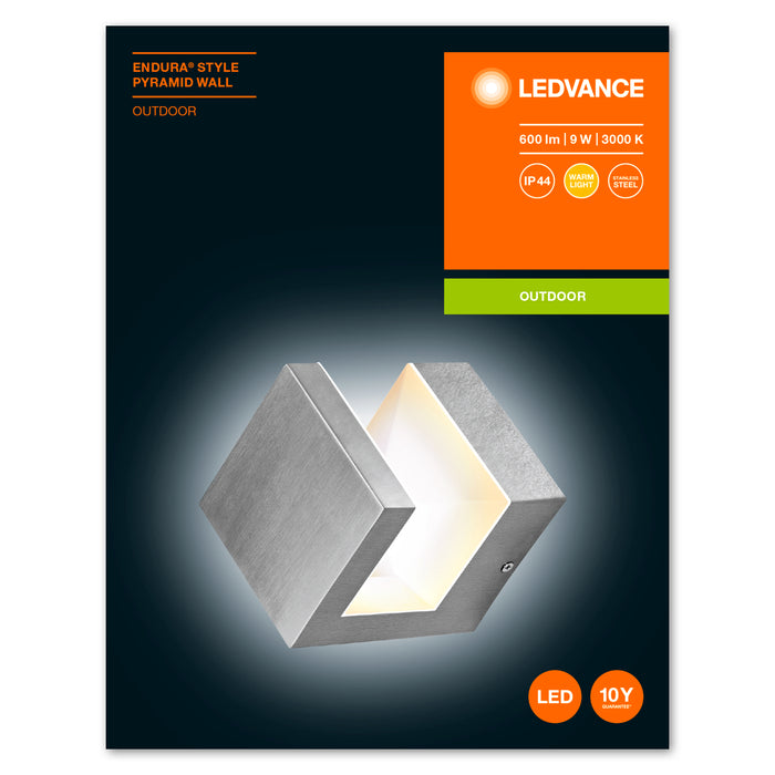 Ledvance Endura® Style Pyramid Led Wandleuchte 9w / 3000k Warmweiss5