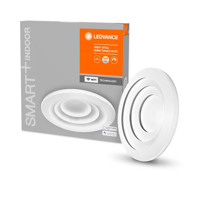Ledvance Wifi Smart+ Orbis Spiral Led Deckenleuchte Tunable Weiß 50cm 32w / 3000-6500k Grau 2