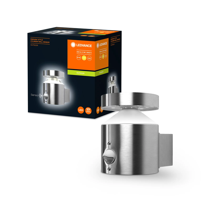 Ledvance Endura® Style Cylinder Led Wandleuchte Mit Sensor 6w / 3000k Warmweiss4