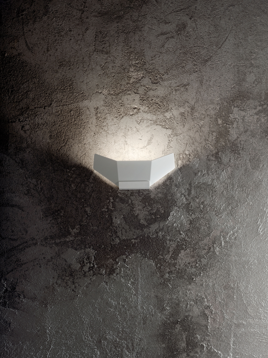 Fabas Luce Safi, Wandleuchte, LED, 1x15W, Metall und Holz, Weiss 2